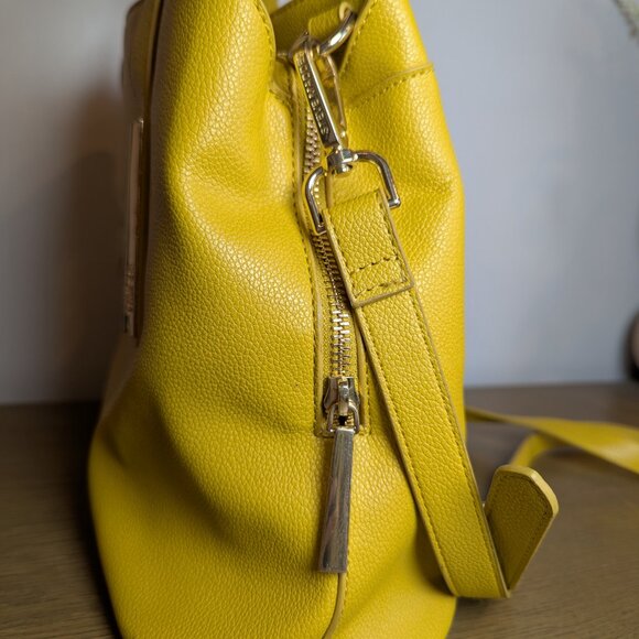 STEVE MADDEN BGRAMMER SATCHEL HAND BAG MUSTARD YELLOW TIK TOK VIRAL TRENDY - Picture 3 of 11